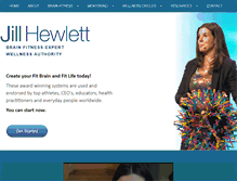 Tablet Screenshot of jillhewlett.com